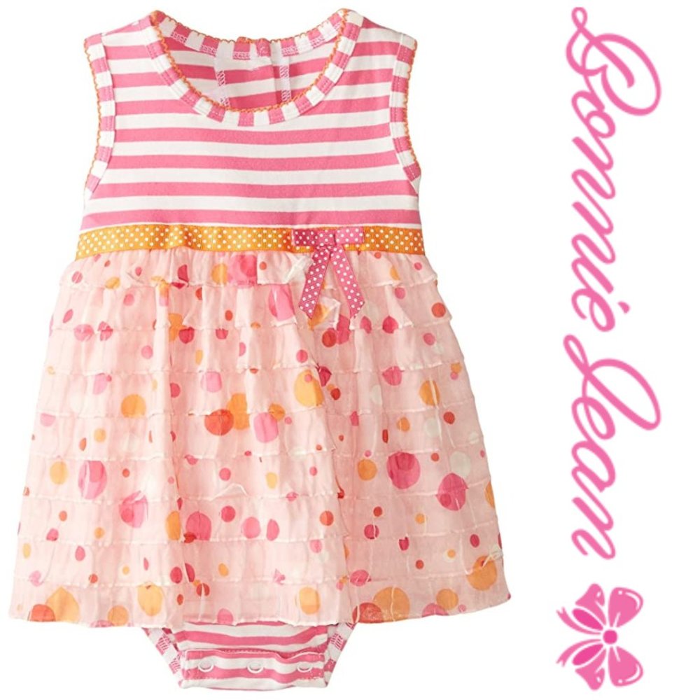 Bonnie Baby Romper Dress Summer Outfits Clothes Lot size 3-6 Mo NWT - Picture 7 of 10